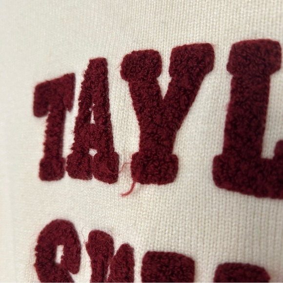 Taylor Swift Varsity Striped Sweater - Picture 5 of 9